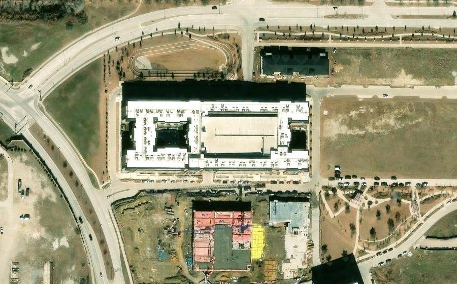 Aerial view of Bell Southstone Yards